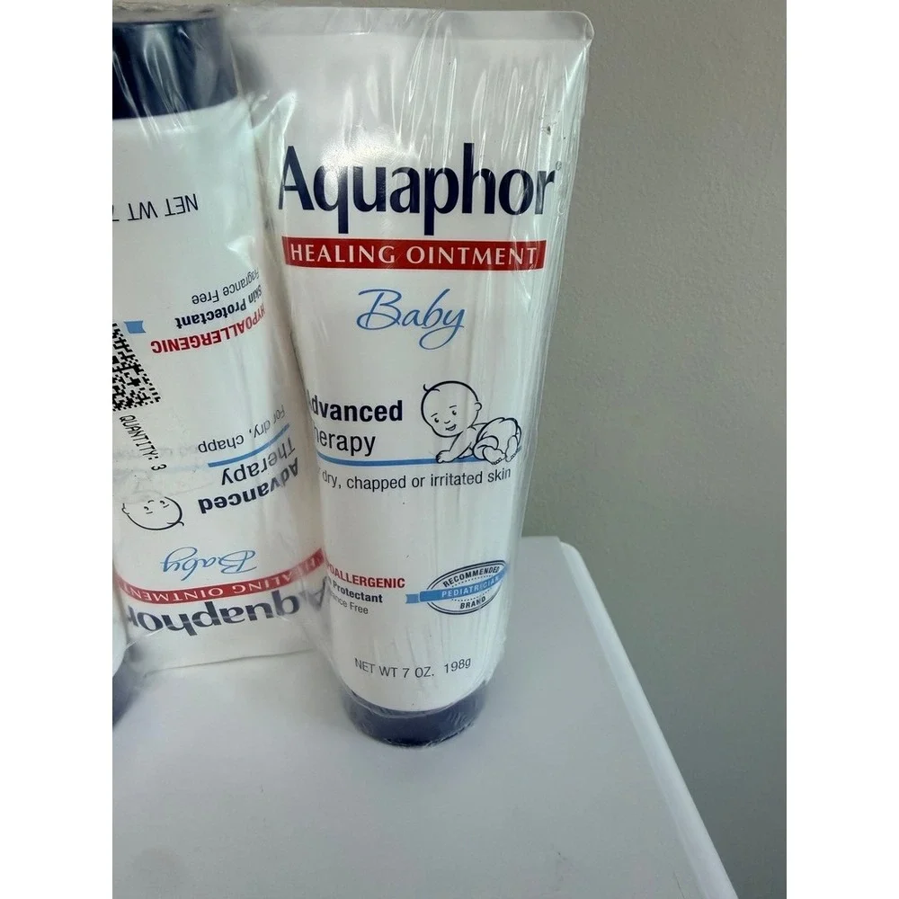 Aquaphor Baby Healing Ointment 3 Pack 7oz Tubes Advanced Therapy White NEW NWT
